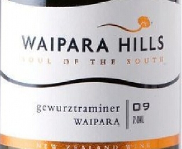 怀帕拉山丘琼瑶浆干白Waipara Hills Gewurztraminer