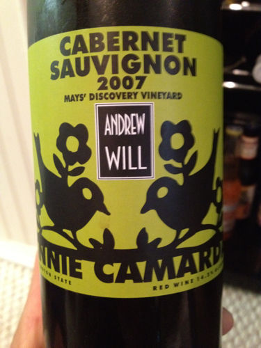 安卓威安妮城赤霞珠干红Andrew Will Annie Camarda Cabernet Sauvignon