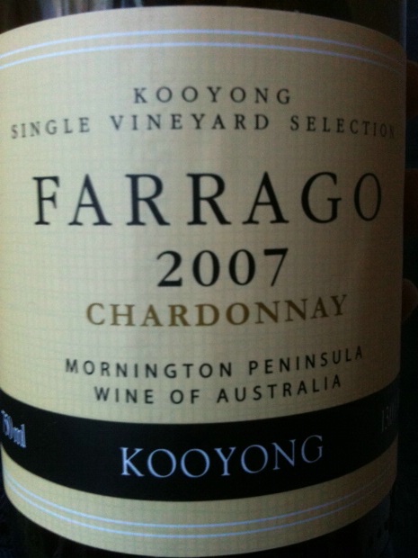 珀翡库扬表混合霞多丽干白Port Phillip Estate Kooyong Farrago Chardonnay