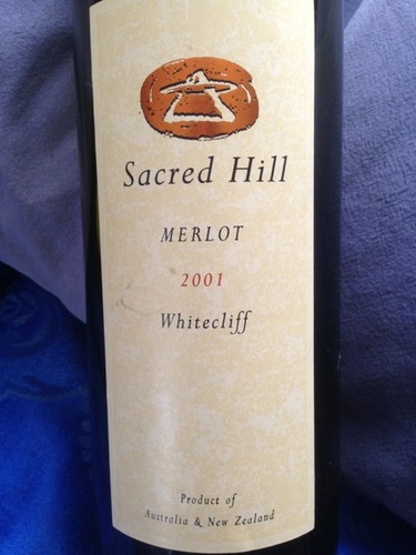 圣山峭壁系列梅洛干红Sacred Hill Whitecliff Merlot