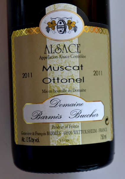 巴尔梅布彻奥托奈麝香白Domaine Barmes-Buecher Muscat Ottonel