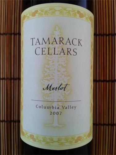 落叶松梅洛干红Tamarack Cellars Merlot