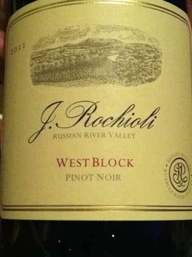 鲁奇奥尼西区黑皮诺干红Rochioli West Block Pinot Noir