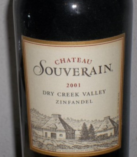 苏维雷干溪谷仙粉黛干红Chateau Souverain Zinfandel