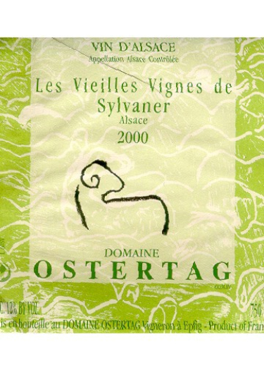 安德烈酒庄西万尼老藤干白Domaine Ostertag Sylvaner Vieilles Vignes