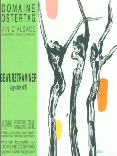 安德烈酒庄E园琼瑶浆干白Domaine Ostertag Gewurztraminer Vignoble d'E