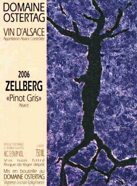 安德烈酒庄细胞山灰皮诺干白Domaine Ostertag Pinot Gris Zellberg