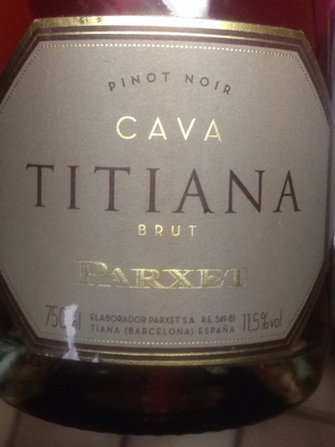 帕赛特提提阿纳黑皮诺起泡酒Parxet Titiana Pinot Noir Brut Cava