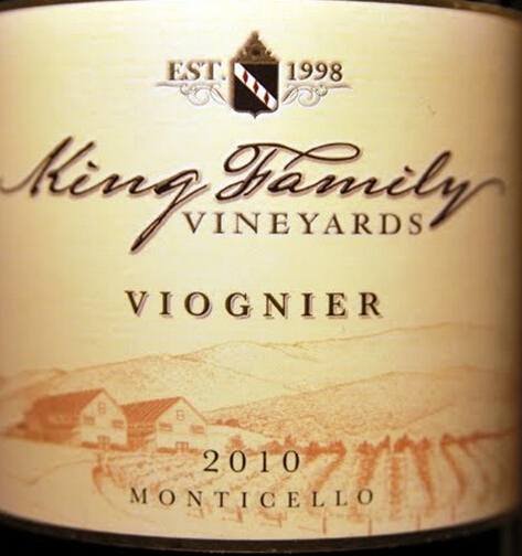 皇家酒庄维欧尼干白King Family Vineyards Viognier