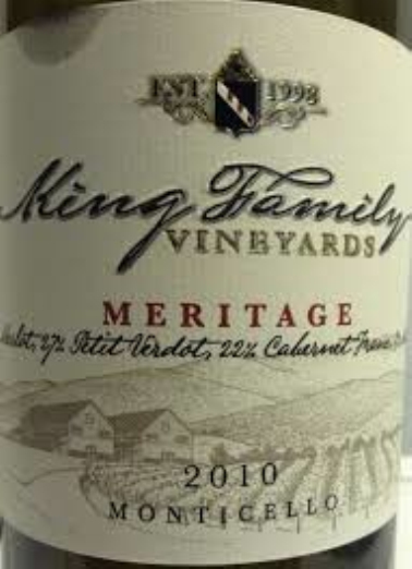 皇家酒庄梅里蒂奇干红King Family Vineyards Meritage