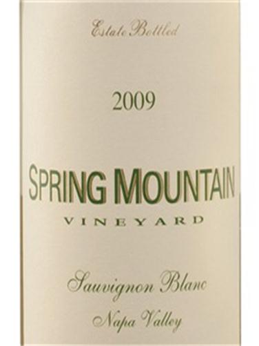 春山长相思干白Spring Mountain Vineyard Sauvignon Blanc
