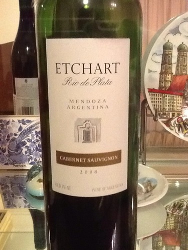 艾查德拉普拉塔河赤霞珠干红Bodegas Etchart Rio de Plata Cabernet Sauvignon