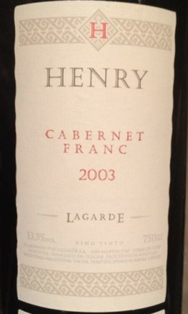 拉歌亨利品丽珠干红Lagarde Henry Cabernet Franc