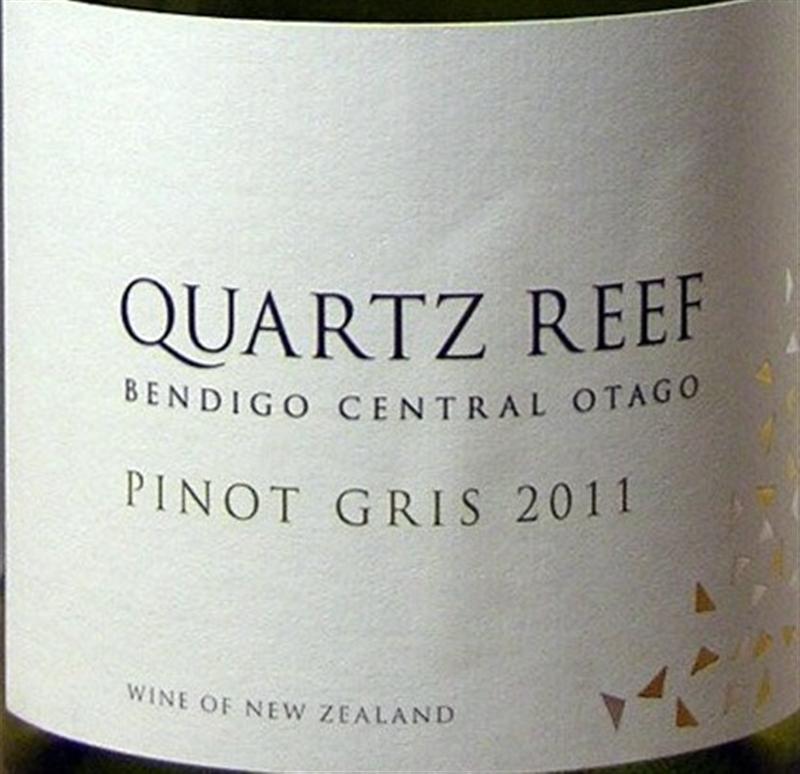 克茨瑞夫灰皮诺干白Quartz Reef Pinot Gris