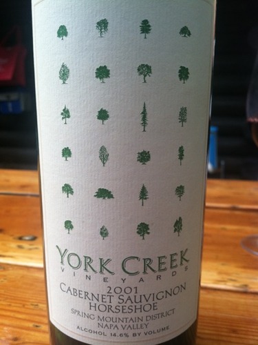 约克溪马蹄铁赤霞珠干红York Creek Vineyards Horseshoe Cabernet Sauvignon