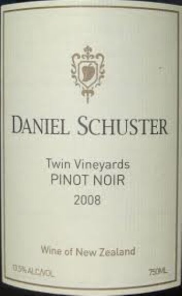 丹尼尔双生园黑皮诺干红Daniel Schuster Twin Vineyards Pinot Noir