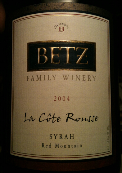 贝茨家族鲁塞西拉干红Betz Family Winery La Cote Rousse Syrah