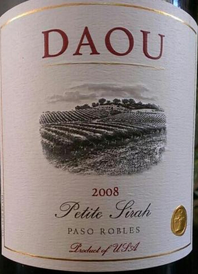 达欧小西拉干红Daou Vineyards Petite Sirah