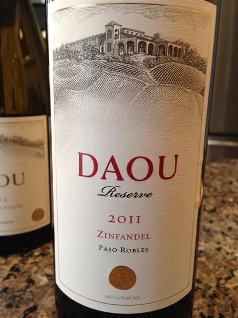 达欧珍藏仙粉黛干红Daou Vineyards Reserve Zinfandel