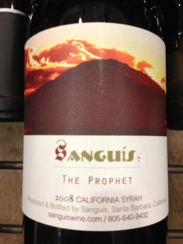 Sanguis The Prophet Syrah