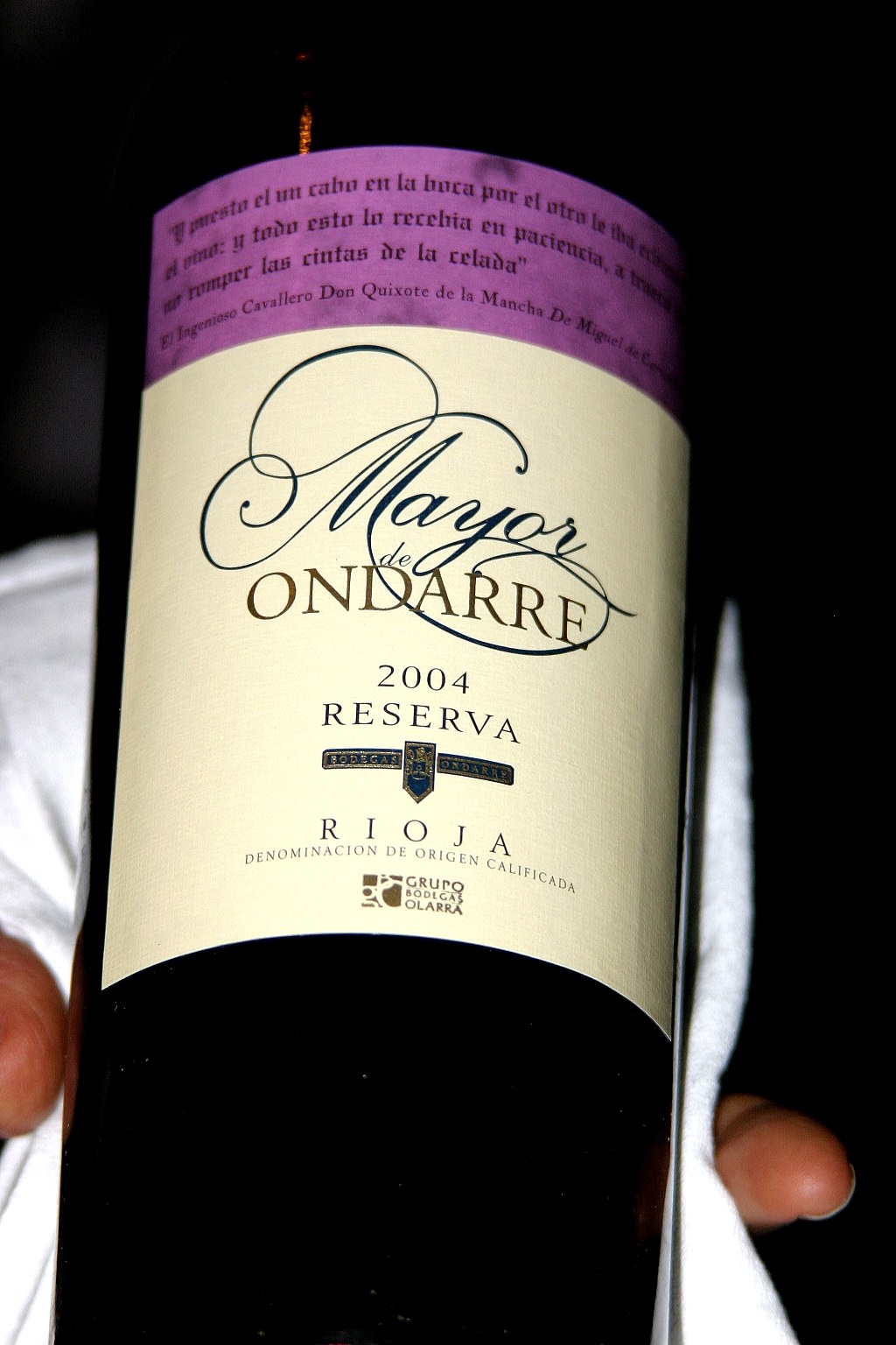 翁达柯雷珍藏Grupo Olarra Bodegas Ondarre Mayor de Ondarre Reserva