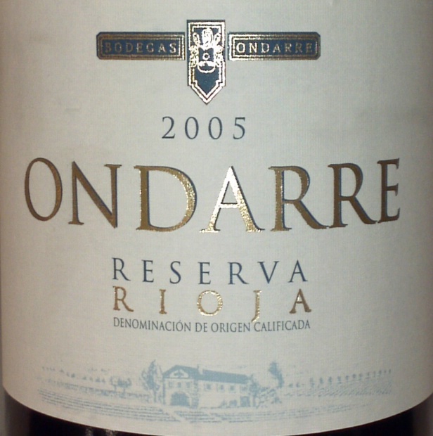 翁达柯雷珍藏Grupo Olarra Bodegas Ondarre Reserva