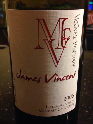 麦圭尔詹姆斯文森特赤霞珠干红McGrail James Vincent Cabernet Sauvignon