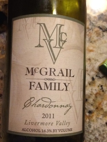 麦圭尔家族霞多丽干白McGrail Family Chardonnay