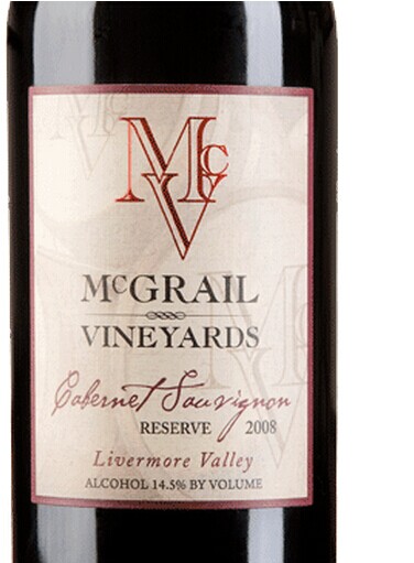 麦圭尔珍藏赤霞珠干红McGrail Cabernet Sauvignon Reserve