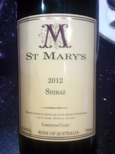 圣玛丽酒庄设拉子干红St. Mary's Shiraz