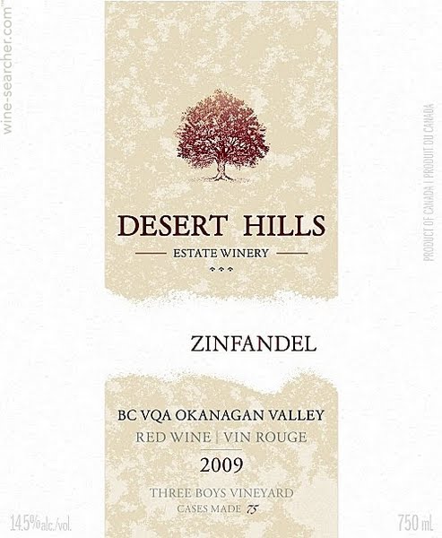 沙漠山丘仙粉黛干红Desert Hills Estate Winery Zinfandel