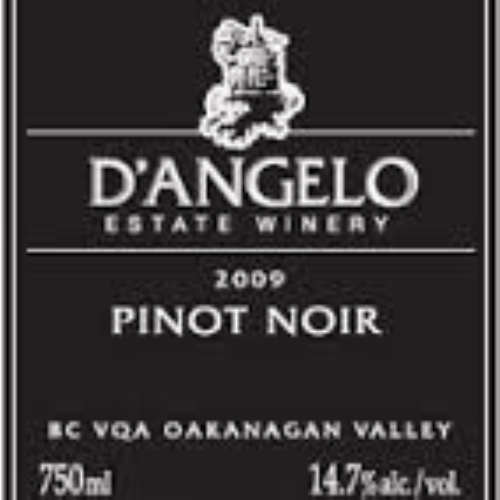 德安琪洛黑皮诺干红D’Angelo Estate Winery Pinot Noir