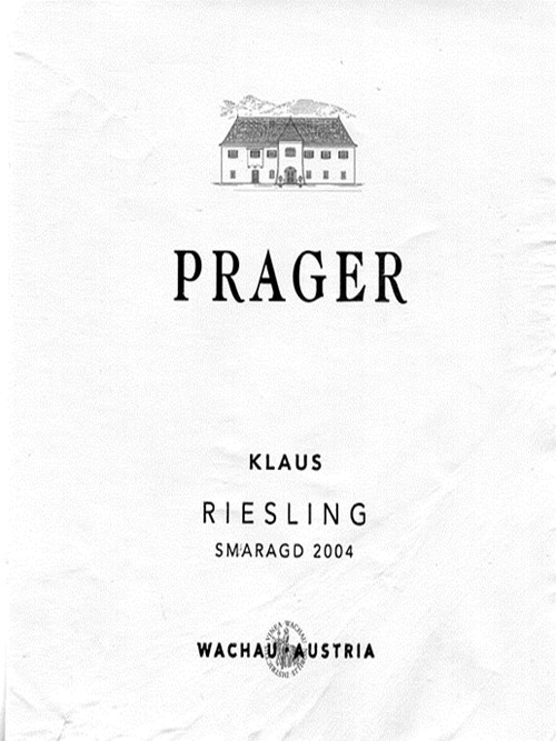 普拉格克劳斯园雷司令白Weingut Prager Smaragd Klaus Riesling