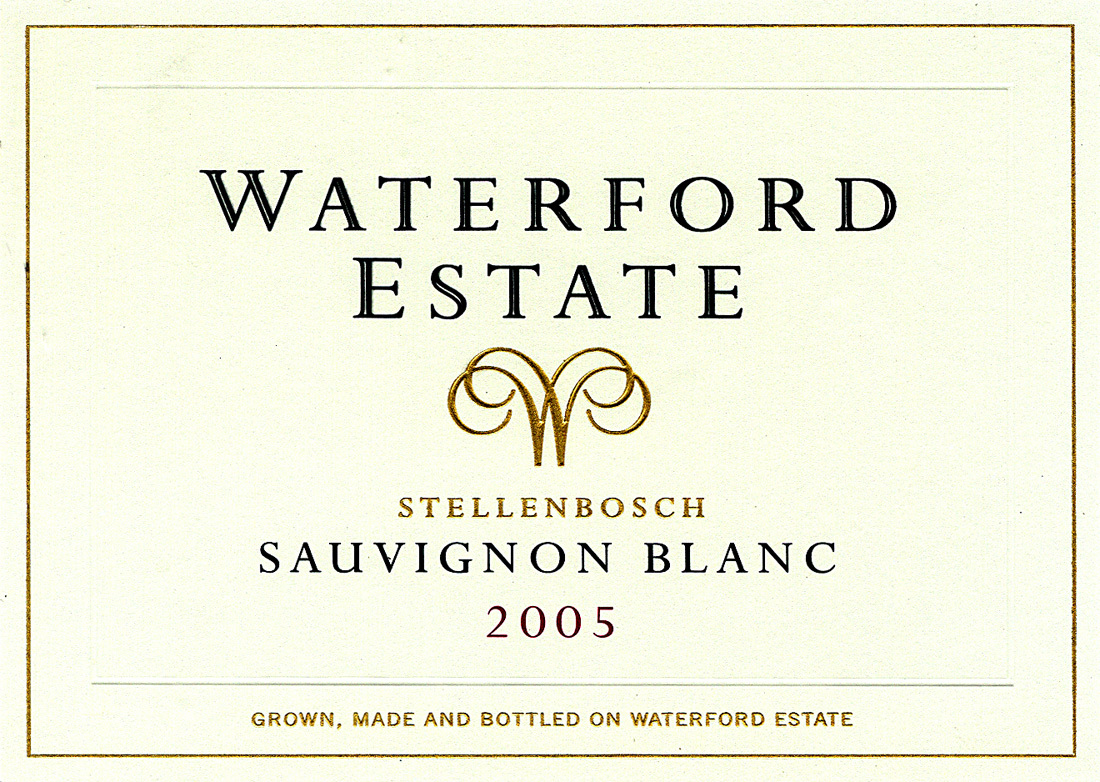 沃特福长相思干白Waterford Estate Sauvignon Blanc