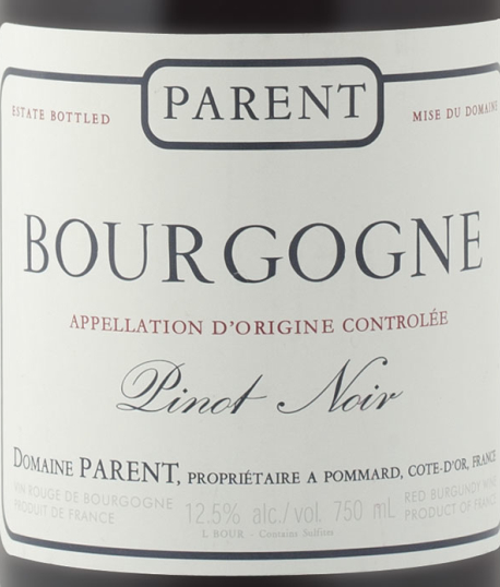 巴航勃艮第黑皮诺干红Domaine Parent Bourgogne Pinot Noir