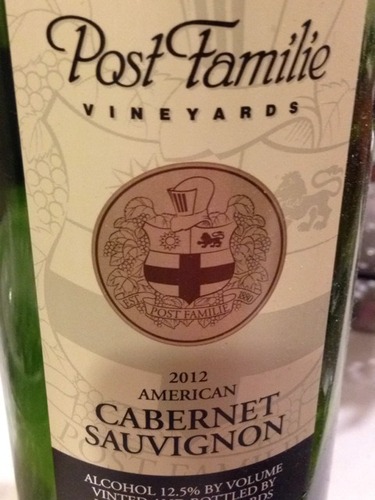 波斯特家族赤霞珠干红Post Familie Vineyards Cabernet Sauvignon