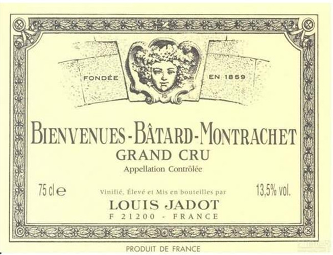 路易亚都比维纳斯-巴塔-蒙哈榭园干白Louis Jadot Bienvenues-Batard-Montrachet