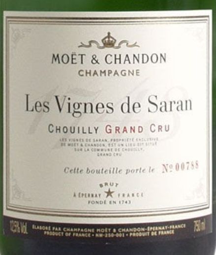 酩悦萨兰葡萄园干型香槟Champagne Moet & Chandon Les Vignes de Saran Brut