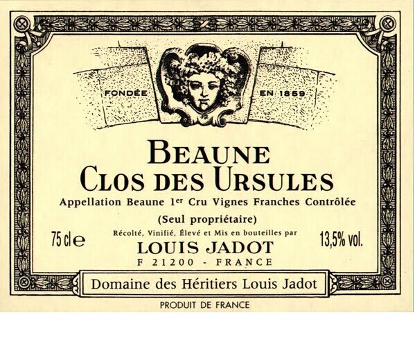 路易亚都佑素乐园干红Louis Jadot Clos des Ursules