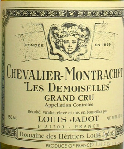 路易亚都“德莫赛”蒙哈榭骑士园干白Louis Jadot Les Demoiselles Chevalier-Montrachet