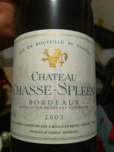 忘忧堡酒庄干白Chateau Chasse-Spleen Blanc