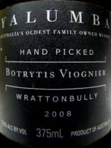 御兰堡手摘维欧尼贵腐甜白Yalumba Hand Picked Botrytis Viognier