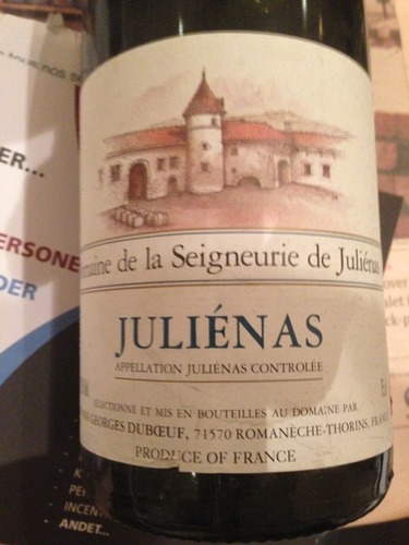 乔治杜柏夫朱丽娜园朱丽娜干红Georges Duboeuf Domaine de la Seigneurie de Julienas Julienas