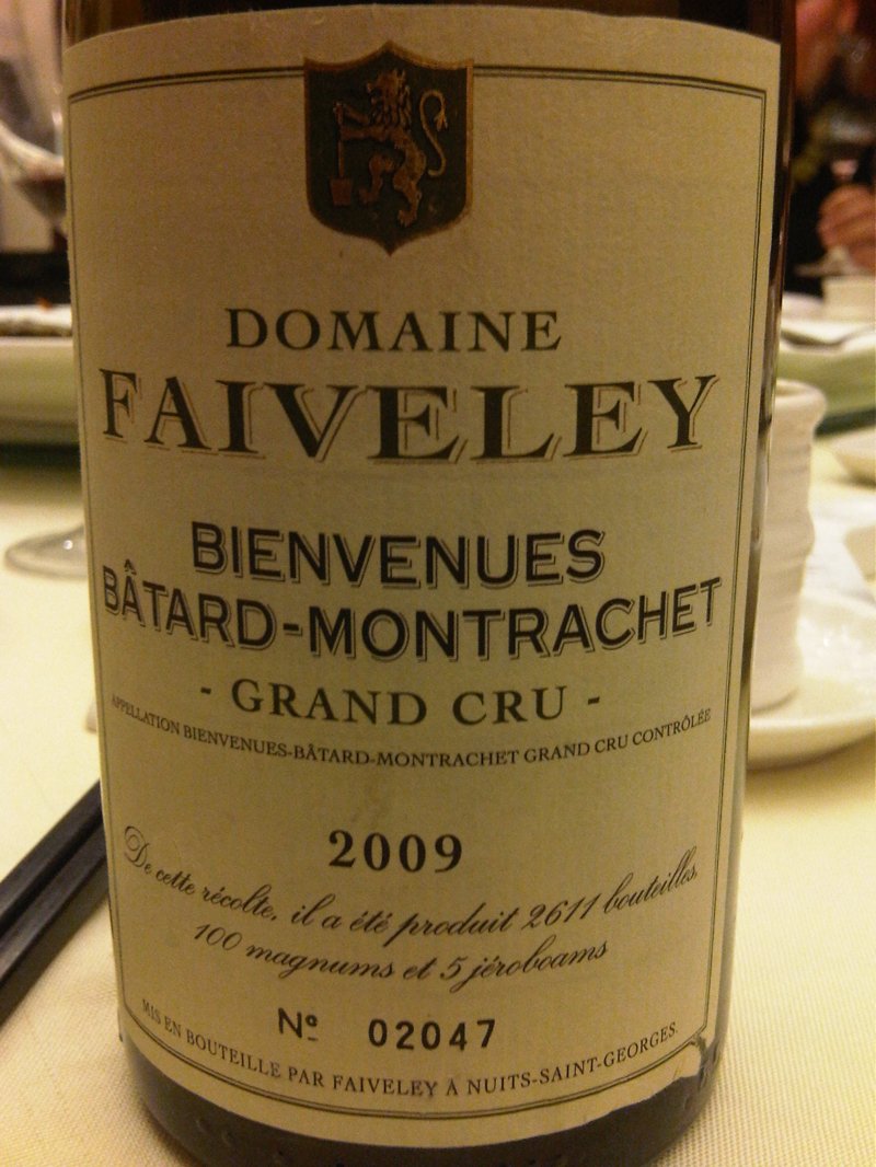 法维莱巴塔-蒙哈榭园干白Domaine Faiveley Batard-Montrachet