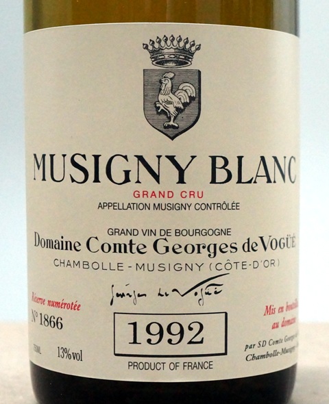 武戈公爵酒庄慕西尼干白Domaine Comte Georges de Vogue Musigny Blanc