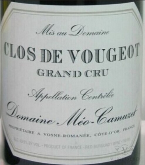 凯慕思梧玖列级园干红Domaine Meo-Camuzet Clos de Vougeot Grand Cru