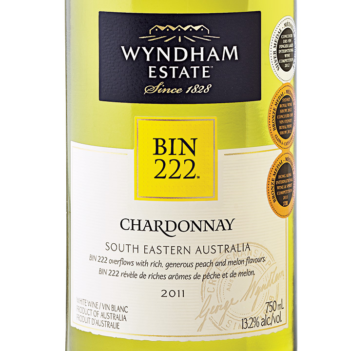 云咸霞多丽干白Wyndham Estate Chardonnay