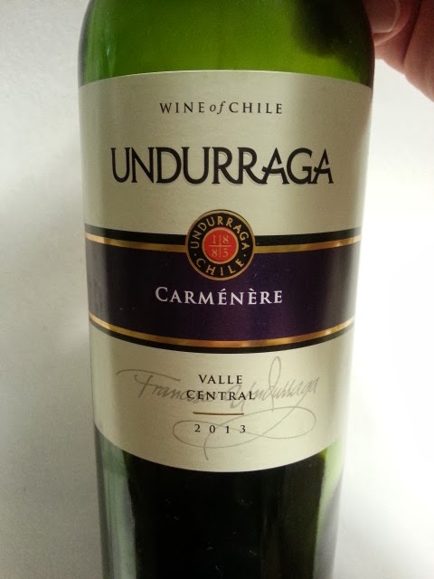 安杜拉加佳美娜干红undurraga carmenere