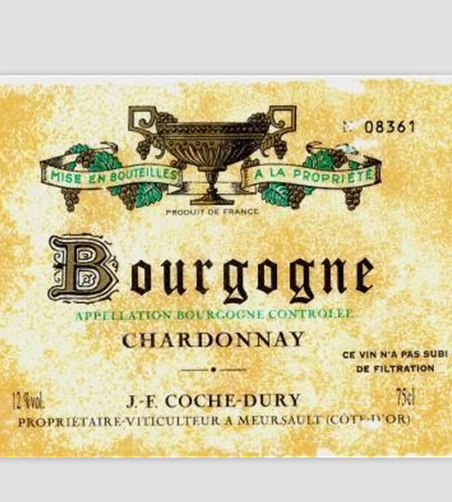科奇勃艮第干白J.-F Coche-Dury Bourgogne Blanc