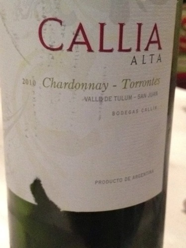 高丽雅霞多丽-特浓情干白Bodegas Callia Alta Chardonnay - Torrontes